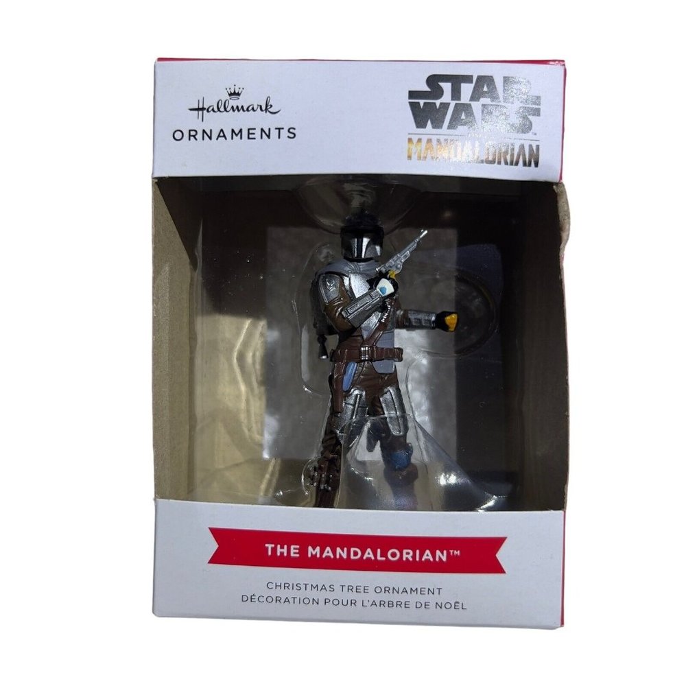 Hallmark 2021 Star Wars Disney The Mandalorian 3.75”‎ Christmas Tree Ornament